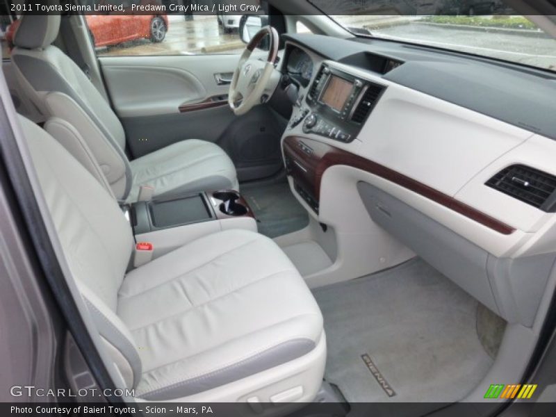 Predawn Gray Mica / Light Gray 2011 Toyota Sienna Limited