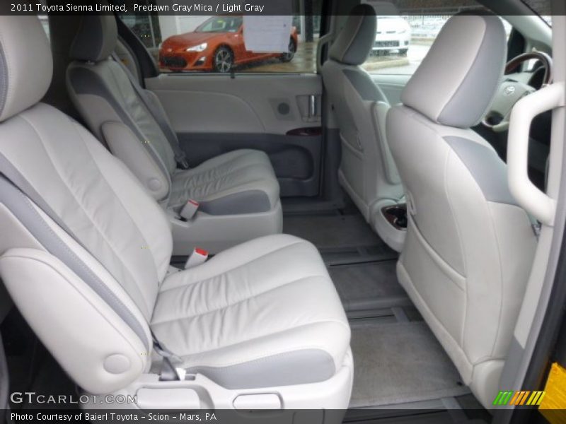 Predawn Gray Mica / Light Gray 2011 Toyota Sienna Limited