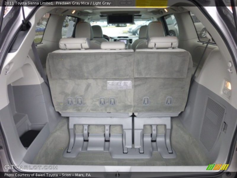 Predawn Gray Mica / Light Gray 2011 Toyota Sienna Limited