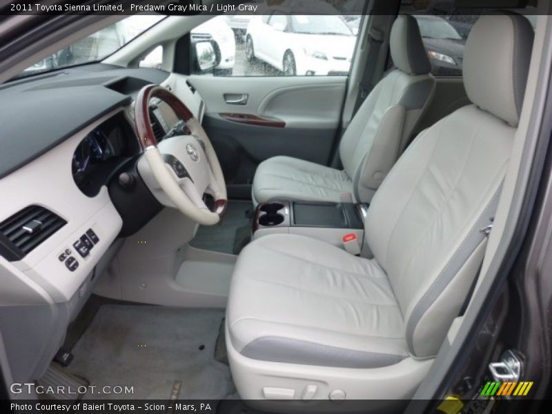 Predawn Gray Mica / Light Gray 2011 Toyota Sienna Limited