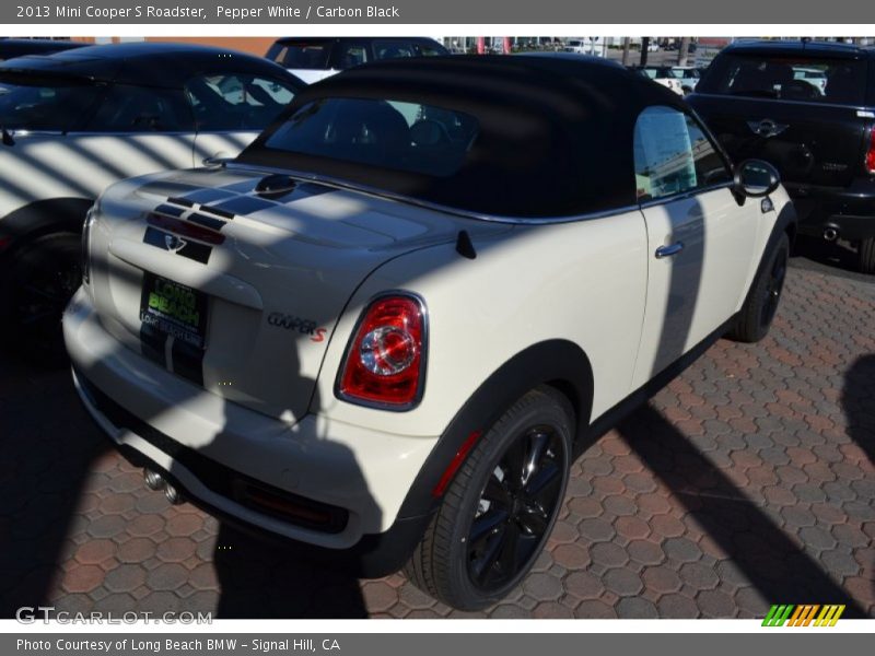 Pepper White / Carbon Black 2013 Mini Cooper S Roadster
