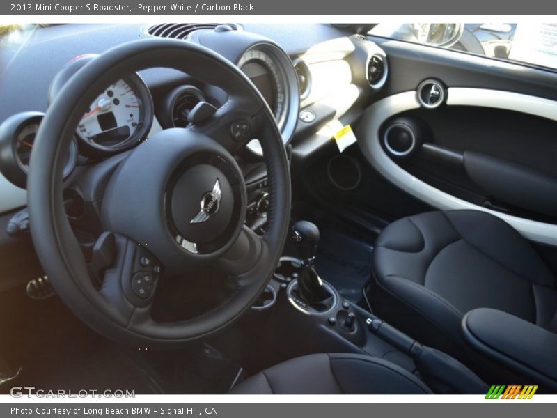 Pepper White / Carbon Black 2013 Mini Cooper S Roadster