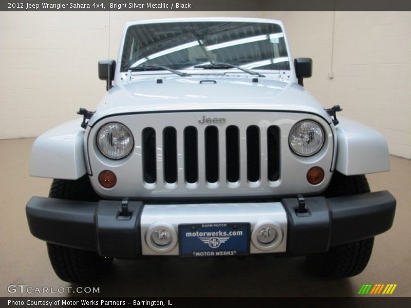 Bright Silver Metallic / Black 2012 Jeep Wrangler Sahara 4x4