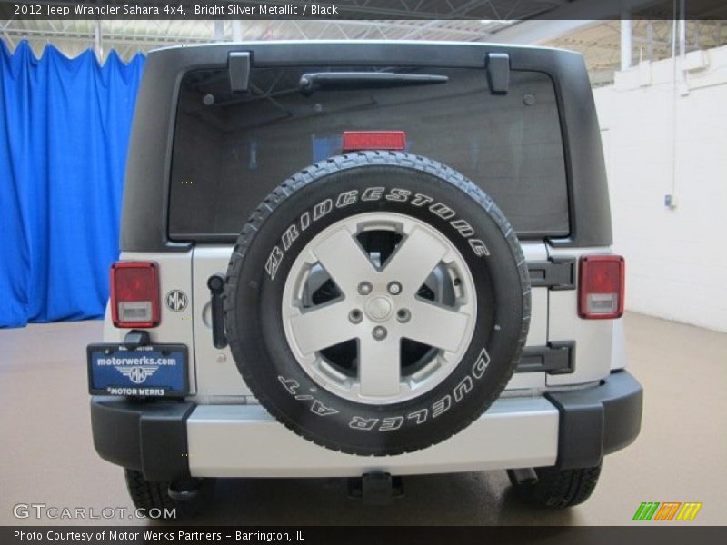 Bright Silver Metallic / Black 2012 Jeep Wrangler Sahara 4x4