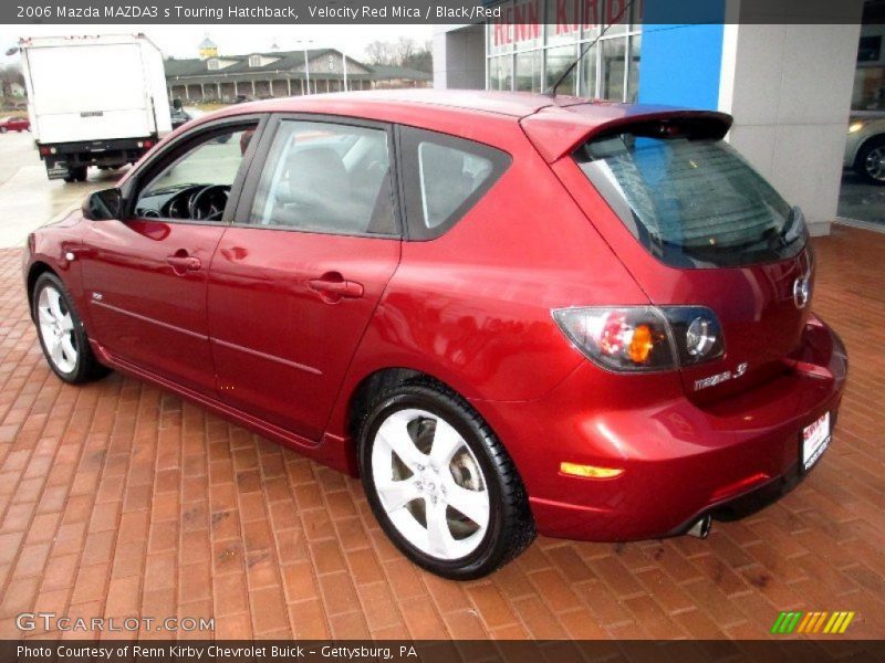 Velocity Red Mica / Black/Red 2006 Mazda MAZDA3 s Touring Hatchback