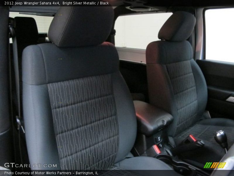 Bright Silver Metallic / Black 2012 Jeep Wrangler Sahara 4x4
