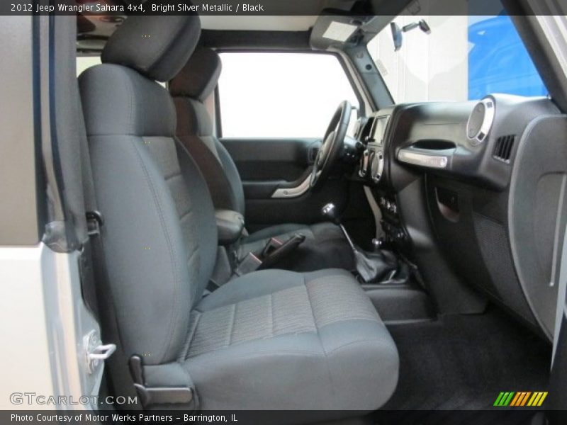 Bright Silver Metallic / Black 2012 Jeep Wrangler Sahara 4x4