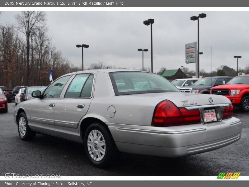 Silver Birch Metallic / Light Flint 2005 Mercury Grand Marquis GS