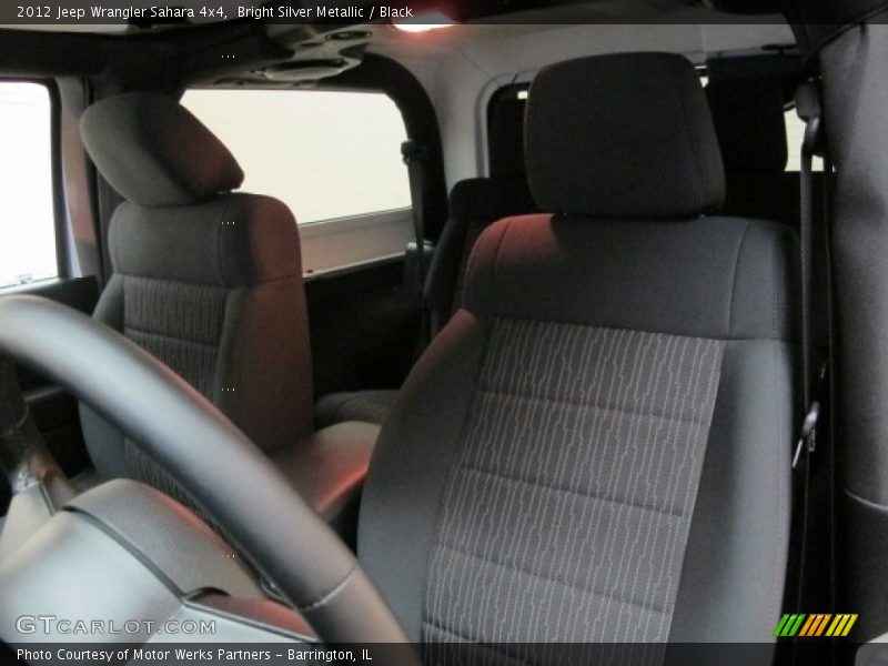 Bright Silver Metallic / Black 2012 Jeep Wrangler Sahara 4x4