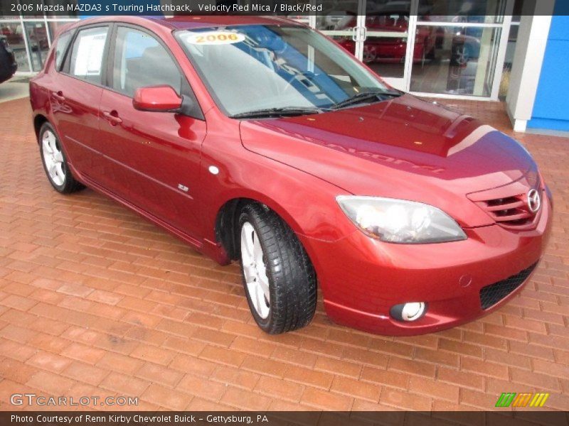 Velocity Red Mica / Black/Red 2006 Mazda MAZDA3 s Touring Hatchback