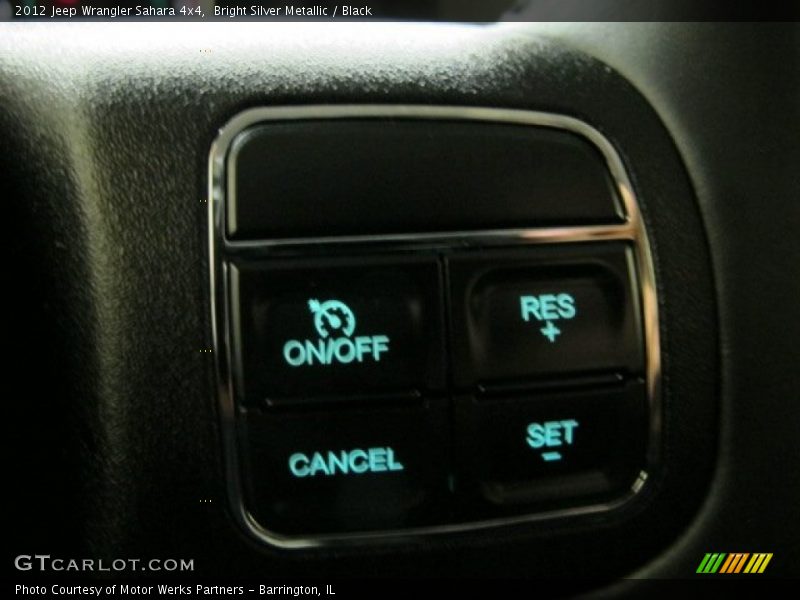 Bright Silver Metallic / Black 2012 Jeep Wrangler Sahara 4x4