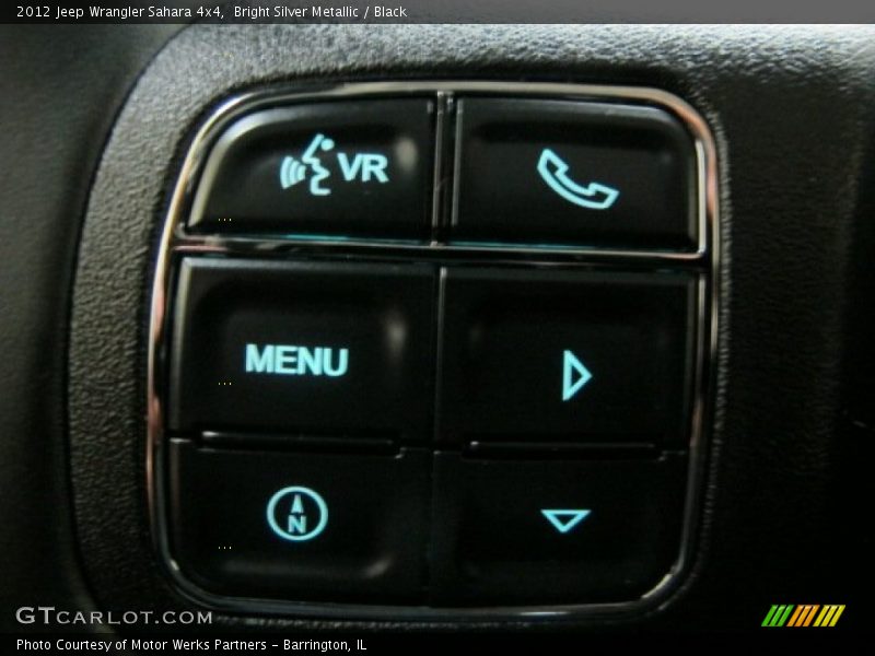 Bright Silver Metallic / Black 2012 Jeep Wrangler Sahara 4x4