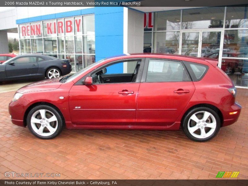 Velocity Red Mica / Black/Red 2006 Mazda MAZDA3 s Touring Hatchback