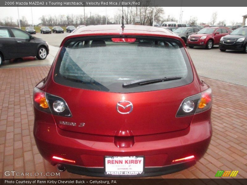 Velocity Red Mica / Black/Red 2006 Mazda MAZDA3 s Touring Hatchback