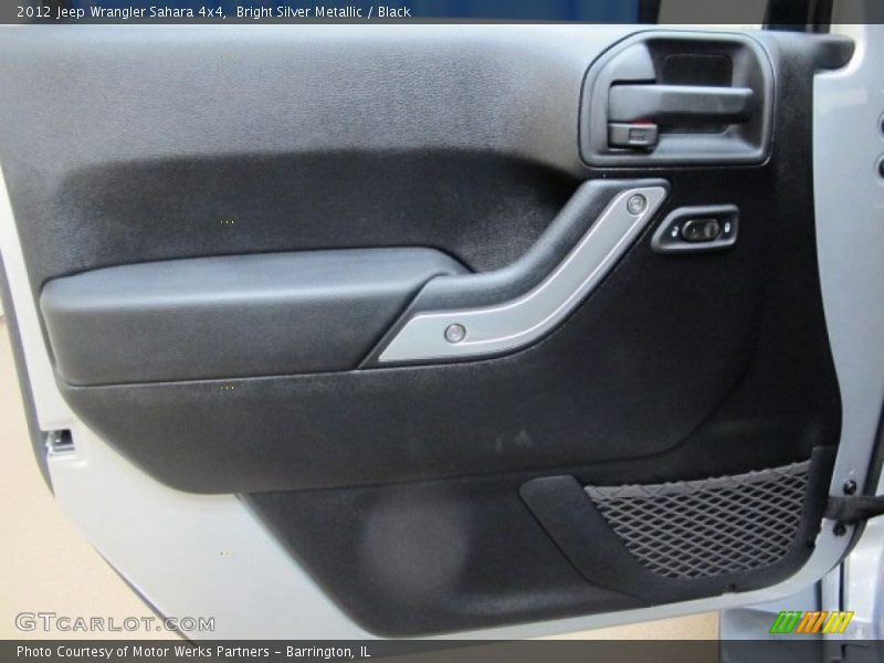 Bright Silver Metallic / Black 2012 Jeep Wrangler Sahara 4x4