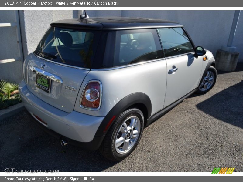 White Silver Metallic / Carbon Black 2013 Mini Cooper Hardtop