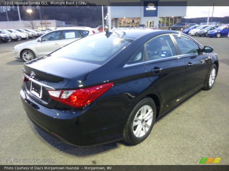 Midnight Black / Gray 2013 Hyundai Sonata GLS