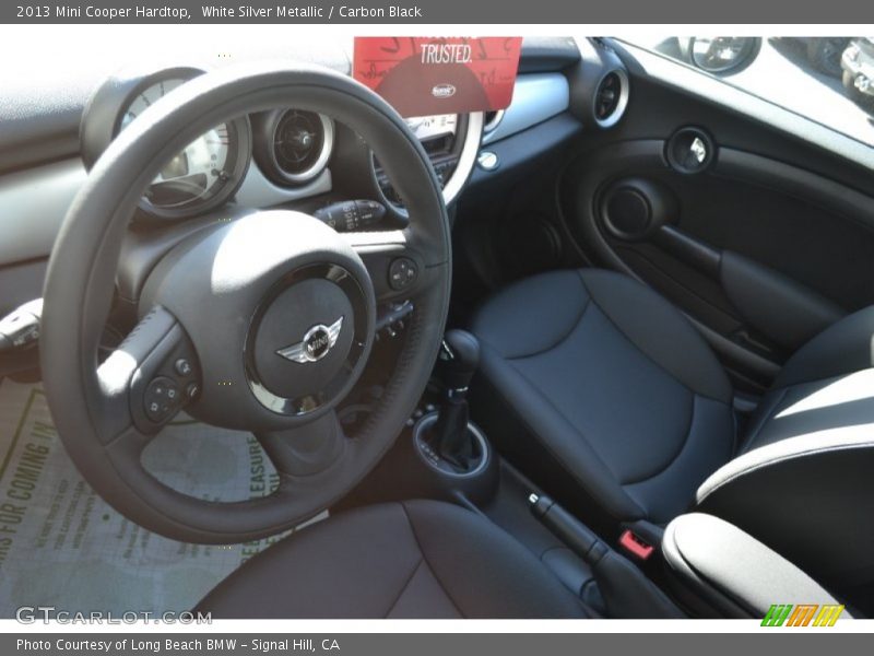White Silver Metallic / Carbon Black 2013 Mini Cooper Hardtop