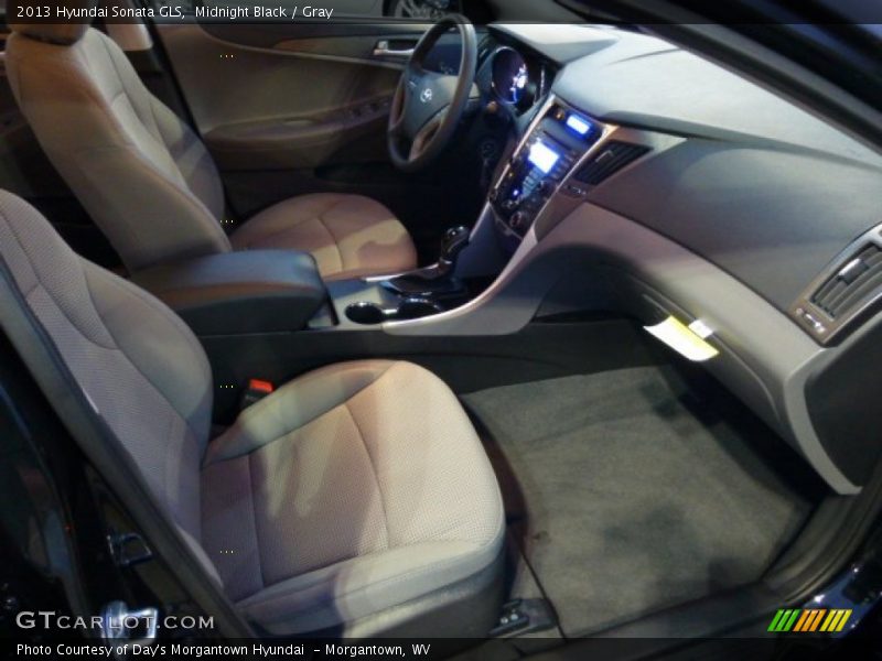 Midnight Black / Gray 2013 Hyundai Sonata GLS