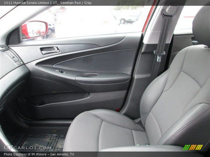 Venetian Red / Gray 2011 Hyundai Sonata Limited 2.0T
