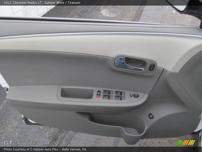 Summit White / Titanium 2012 Chevrolet Malibu LT