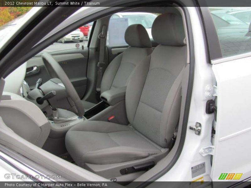 Summit White / Titanium 2012 Chevrolet Malibu LT