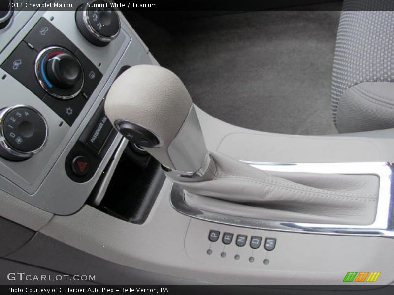 Summit White / Titanium 2012 Chevrolet Malibu LT
