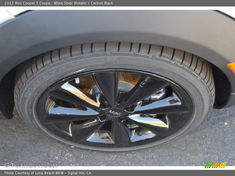 White Silver Metallic / Carbon Black 2013 Mini Cooper S Coupe