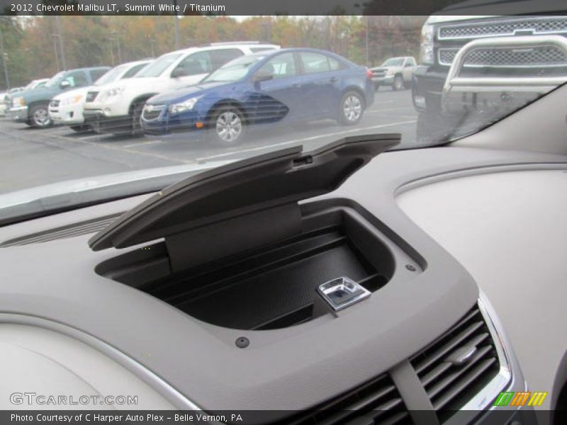 Summit White / Titanium 2012 Chevrolet Malibu LT