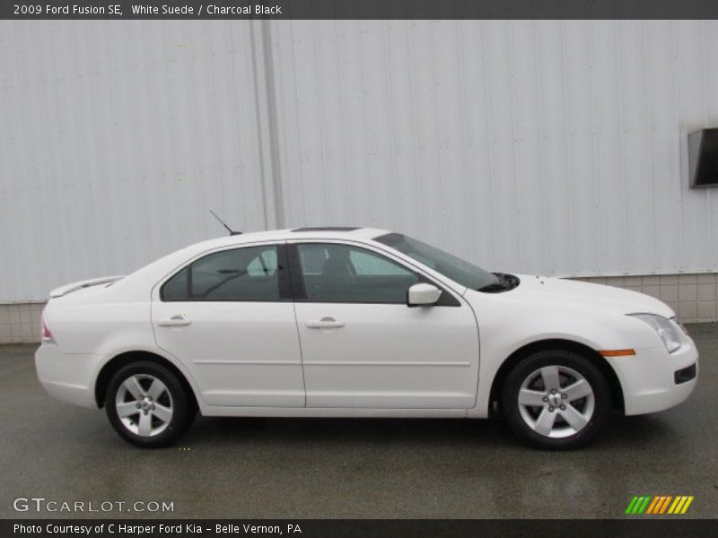 White Suede / Charcoal Black 2009 Ford Fusion SE