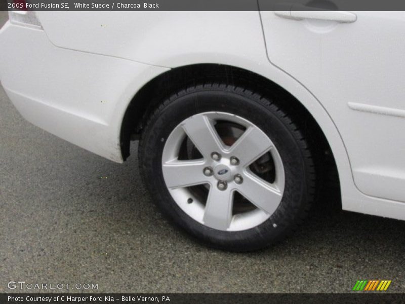 White Suede / Charcoal Black 2009 Ford Fusion SE