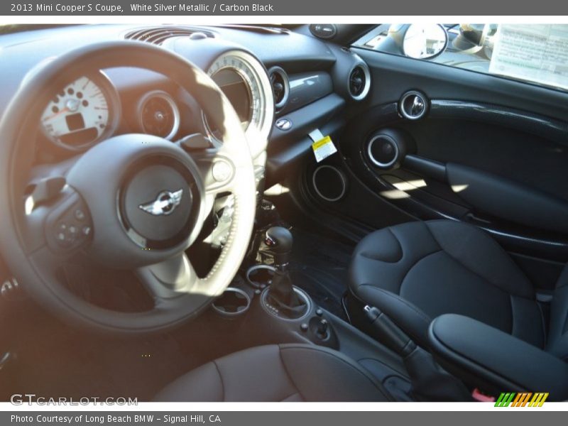 White Silver Metallic / Carbon Black 2013 Mini Cooper S Coupe