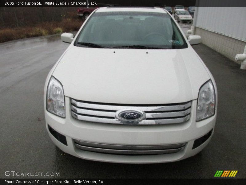 White Suede / Charcoal Black 2009 Ford Fusion SE
