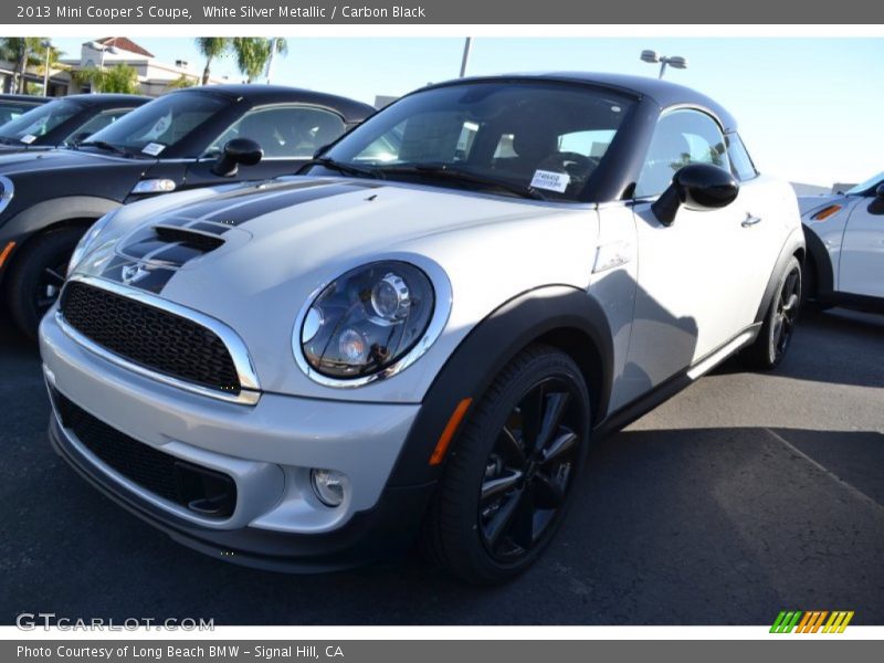 White Silver Metallic / Carbon Black 2013 Mini Cooper S Coupe