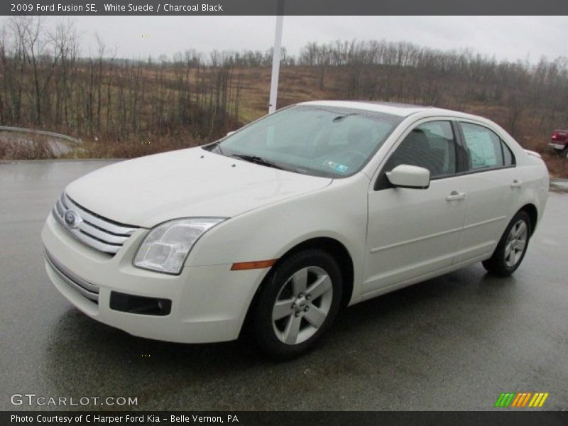 White Suede / Charcoal Black 2009 Ford Fusion SE