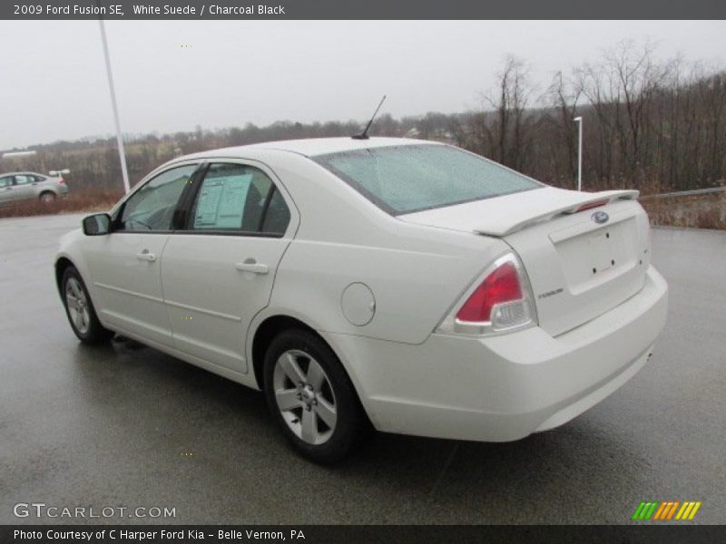 White Suede / Charcoal Black 2009 Ford Fusion SE