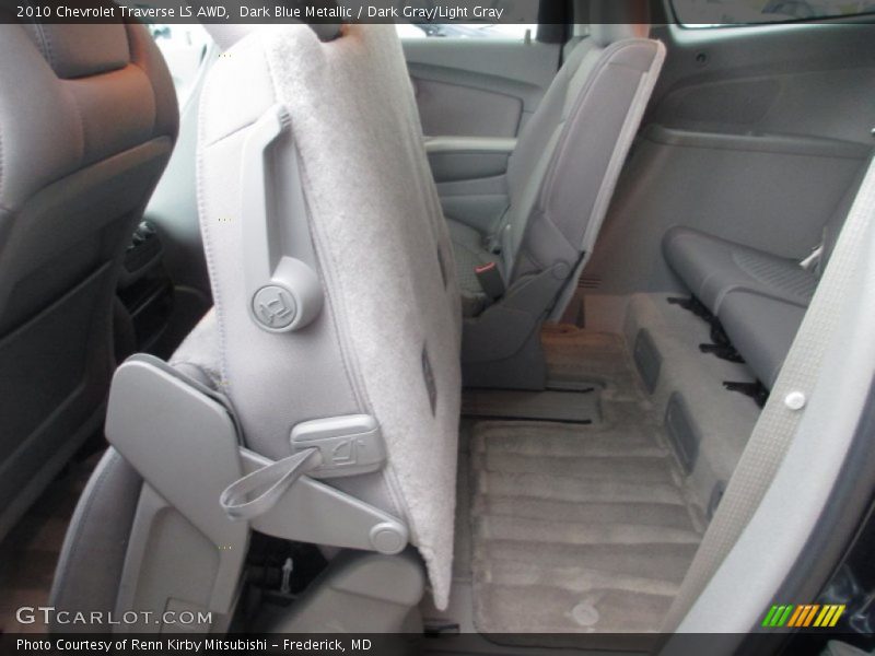 Dark Blue Metallic / Dark Gray/Light Gray 2010 Chevrolet Traverse LS AWD