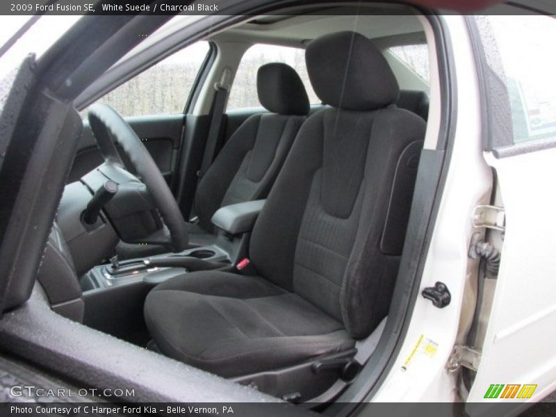 White Suede / Charcoal Black 2009 Ford Fusion SE