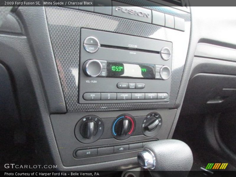 White Suede / Charcoal Black 2009 Ford Fusion SE