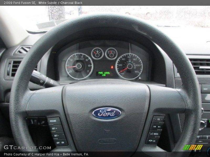 White Suede / Charcoal Black 2009 Ford Fusion SE