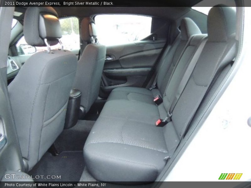 Bright Silver Metallic / Black 2011 Dodge Avenger Express