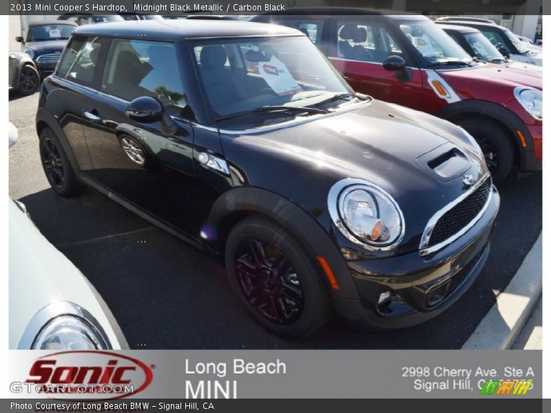 Midnight Black Metallic / Carbon Black 2013 Mini Cooper S Hardtop