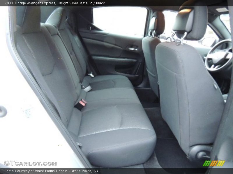 Bright Silver Metallic / Black 2011 Dodge Avenger Express
