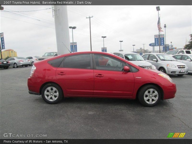 Barcelona Red Metallic / Dark Gray 2007 Toyota Prius Hybrid