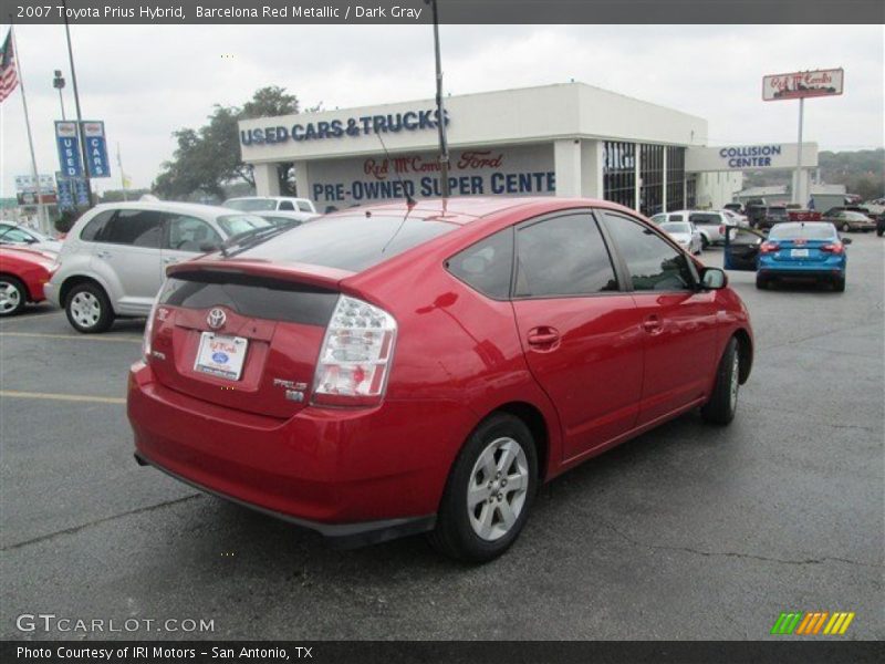 Barcelona Red Metallic / Dark Gray 2007 Toyota Prius Hybrid
