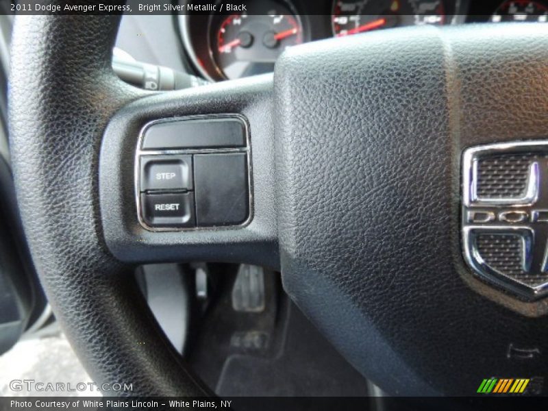 Bright Silver Metallic / Black 2011 Dodge Avenger Express
