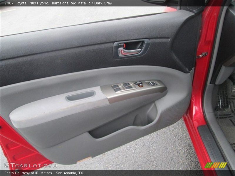 Barcelona Red Metallic / Dark Gray 2007 Toyota Prius Hybrid