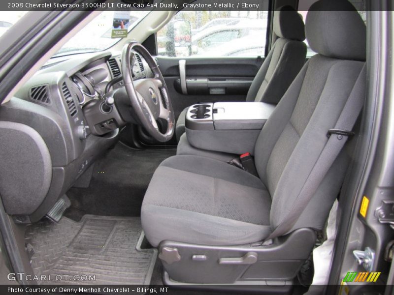 Graystone Metallic / Ebony 2008 Chevrolet Silverado 3500HD LT Crew Cab 4x4 Dually