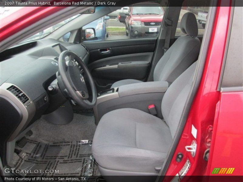 Barcelona Red Metallic / Dark Gray 2007 Toyota Prius Hybrid