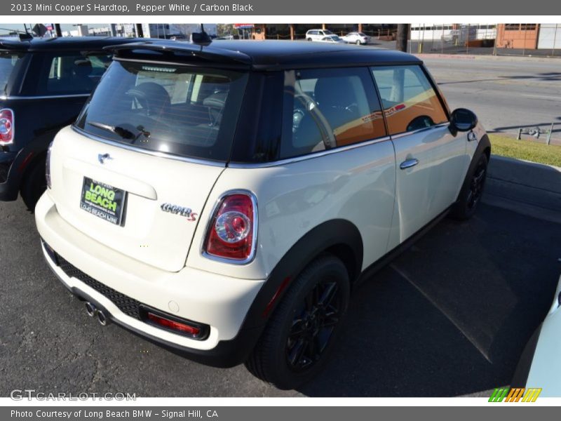 Pepper White / Carbon Black 2013 Mini Cooper S Hardtop
